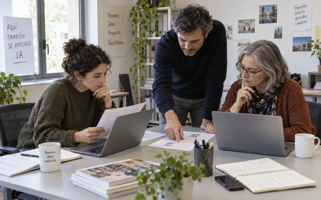 Cómo formar a un equipo pequeño para utilizar IA en su trabajo diario