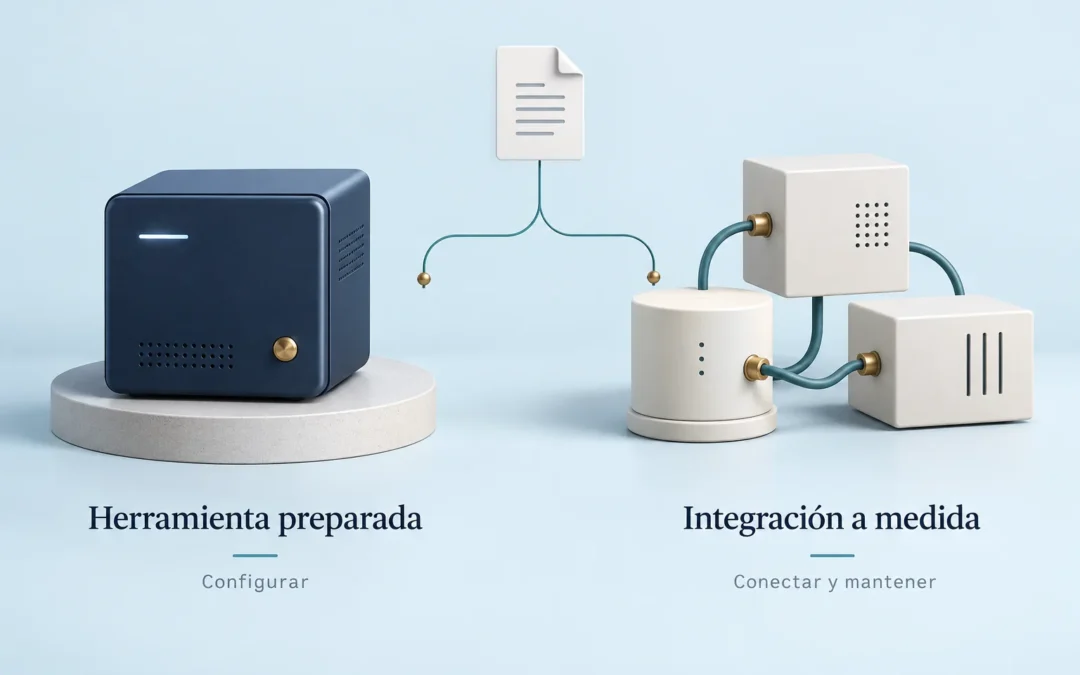 Comprar una herramienta de IA o desarrollar una integración a medida