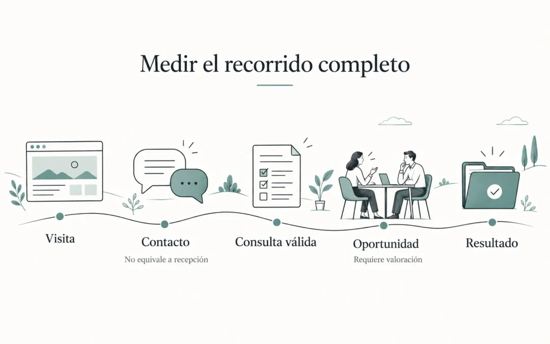Qué medir en una web de servicios además de las visitas
